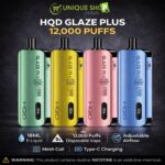 HQD Glaze Plus 12000 Puffs Disposable Vape