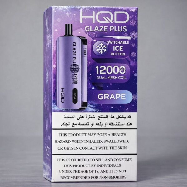 HQD Glaze Plus 12000 Puffs Disposable Vape
