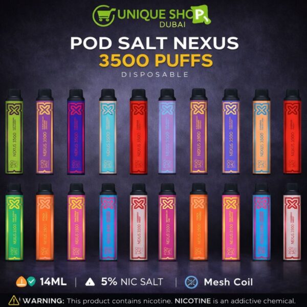 Pod Salt Nexus 3500 Puffs Disposable Vape
