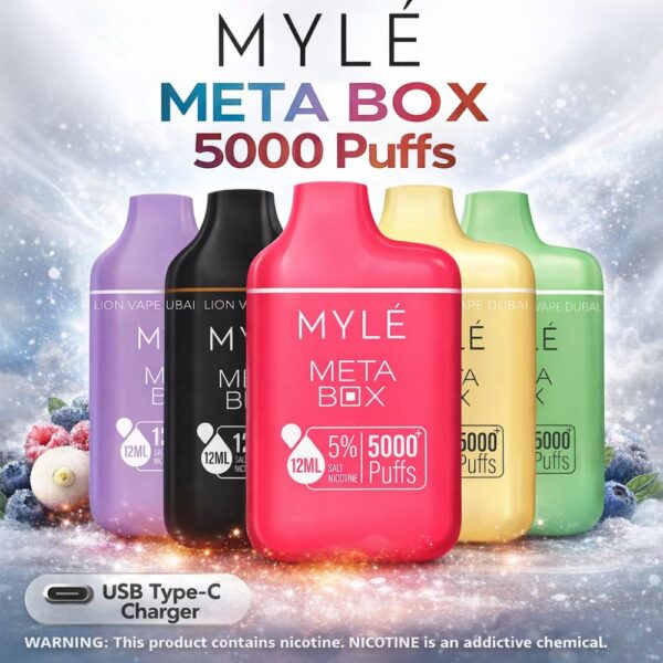 Myle Meta Box 5000 Puffs 5% Nicotine Disposable Vape