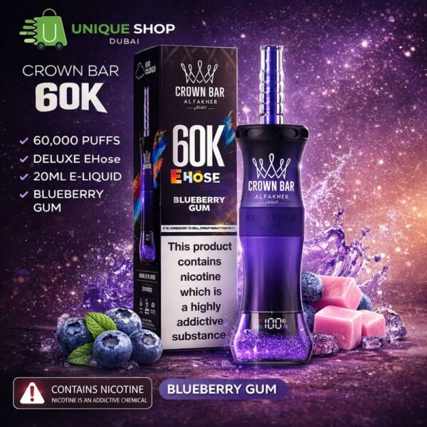Al Fakher E Hose X 60000 Puffs Crown Bar Hookah Vape
