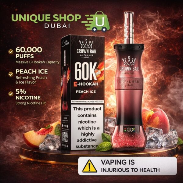 Al Fakher E Hose X 60000 Puffs Crown Bar Hookah Vape
