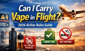 Can I Carry Vape in Flight? 2026 Airline Rules Guide